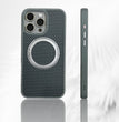 iPhone Matte Carbon Fiber Case with 360° Rotating Stand and MagSafe – Ultimate Protection with Sleek Functionality