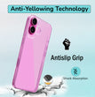 Never/Anti yellowing premium back case for iPhone