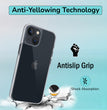 Never/Anti yellowing premium back case for iPhone