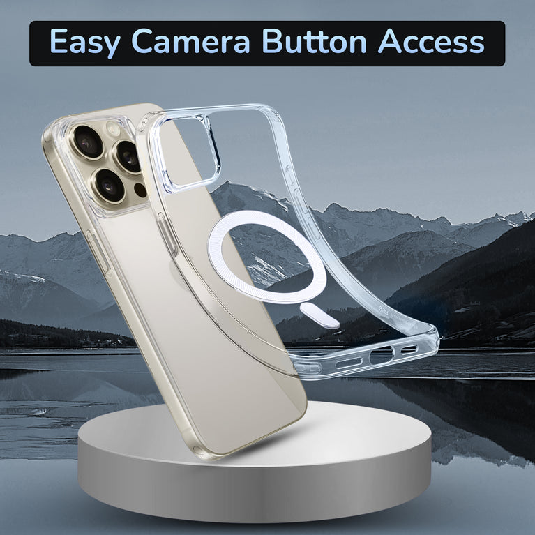 Never/Anti yellowing with Mag safe premium case for iPhone