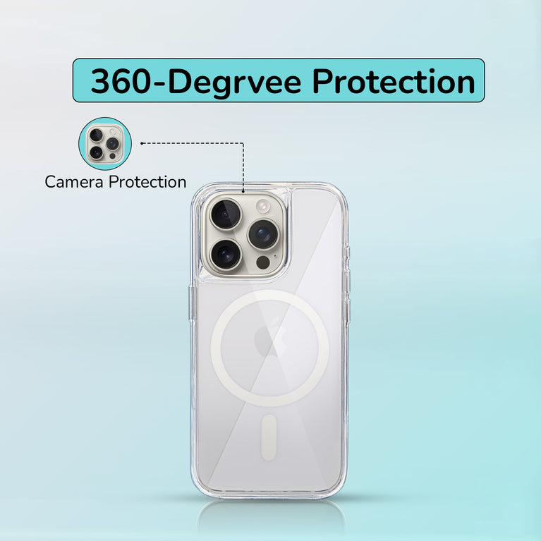 Never/Anti yellowing with Mag safe premium case for iPhone