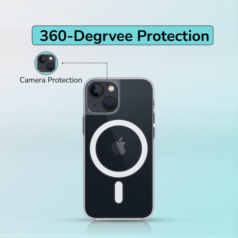 Never/Anti yellowing with Mag safe premium case for iPhone